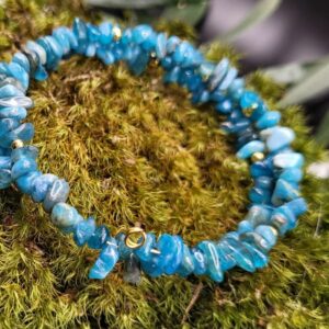 Bracelet Apatite Bleue